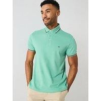 Tommy Hilfiger Slim Fit Tipped Polo Shirt - Green - Green