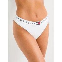 Tommy Hilfiger Heritage Cotton Thong - White