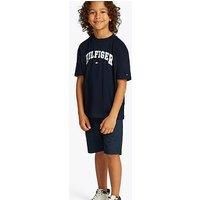 Tommy Hilfiger Boys Varsity Short Sleeve T-Shirt - Navy
