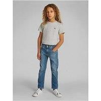 Calvin Klein Jeans Boys Ess. Washed Blue Dad Jeans - Blue