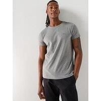 Calvin Klein Stretch Slim Fit Left Chest Logo T-Shirt - Grey