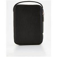 Calvin Klein Sleek Soft Pu Washbag - Black