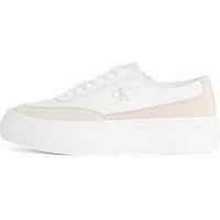 Calvin Klein Jeans Flarform Trainers - White