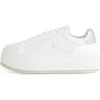 Calvin Klein Jeans Bold Flatform Trainer - White