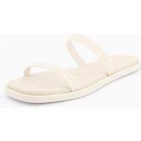 Calvin Klein Jelly Double Bar Slide - Grey