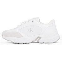Calvin Klein Jeans Retro Tennis Trainers - White