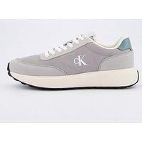 Calvin Klein Athleisure Runner Lace Up Trainer - Light Grey