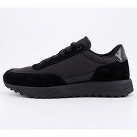 Calvin Klein Low Top Reprieve Mixed Media Running Shoes - Black