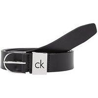 Calvin Klein Round Buckle Belt - Black