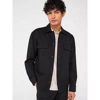 Calvin Klein Double Pocket Overshirt - Black