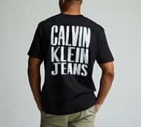 Calvin Klein Jeans Painted T-Shirt - Black - Size XS