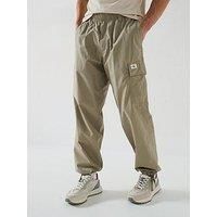 Calvin Klein Jeans Poplin Utility Cargo Trousers - Beige