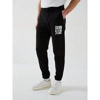 Calvin Klein CK Jeans Men/'s Painted Jeans Pant J30J327535, Black (Ck Black), S