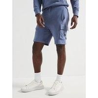 Calvin Klein Jeans Woven Label Short Sweat Shorts - Dark Grey