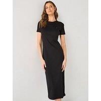 Calvin Klein T-Shirt Midi Dress - Black