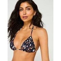 Calvin Klein String Tie Triangle Bikini Top - Multi