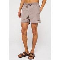 Calvin Klein Men Medium Drawstring Boardshorts, Grey (Cinder), XXL