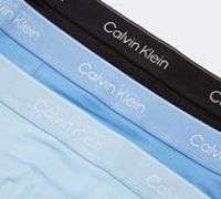 Calvin Klein Underwear CK Icon Stretch Cotton 3 Pack Trunks Black/Glazier/Blue