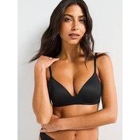 Calvin Klein Women/'s Wire Free T Shirt Bra, Black, 32DD
