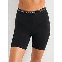 Calvin Klein Cotton Seamless Thigh Slimmer - Black