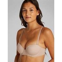 Calvin Klein Women’s Push Up Bra with Detachable Straps, Beige (Cedar), 36A