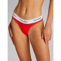 Calvin Klein Modern Cotton Thong - Red