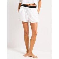 Calvin Klein Pride Cotton Poplin Short - White