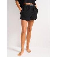 Calvin Klein Pride Cotton Poplin Short - Black