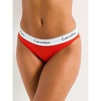 Calvin Klein Women/'s BIKINI, Red, XS