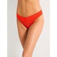 Calvin Klein Low Rise Thong - Red