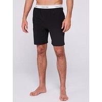 Calvin Klein Men’s Pyjama Shorts, Black (Black), L