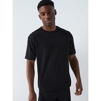Calvin Klein Sport Ck Linear Chest Stripe T-Shirt - Black