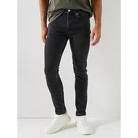 Calvin Klein Men’s Essential Black Skinny Fit Jeans, Black (Ck Essential Black), 32W/32L