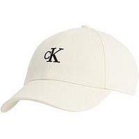 Calvin Klein Jeans Embroidered Monogram Cap - White