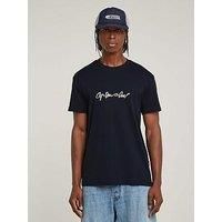 G-Star G-Script Short Sleeve T-Shirt XL Blue