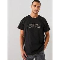 G-Star Raw Embroidered Logo T-Shirt - Black