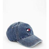 Tommy Jeans Heritage Flag Denim Cap - Mid Wash