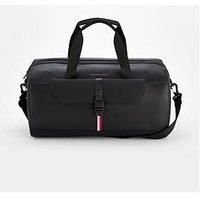 Tommy Hilfiger Men/'s TH FOUNDATION DUFFLE AM0AM13481 Weekender, Black (Black), OS