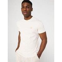 Tommy Jeans Reg Badge Men/'s Ecru T-Shirt, off-white, M