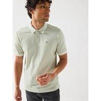 Tommy Jeans Regular Fit Tipped Polo Shirt - Light Green