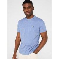 Tommy Jeans Regular Fit Badge T-Shirt - Light Blue