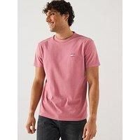 Tommy Jeans Regular Fit Badge T-Shirt - Pink