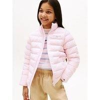 Tommy Hilfiger Girls Essential Light Down Jacket - Light Pink