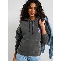 Tommy Jeans Neon Graphic Print Hoodie Ext - Black