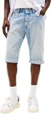 Tommy Jeans Mens Ryan CBF Ci8010 Dm0dm21721 5 Pocket Shorts, Denim (Denim Light), 36W UK