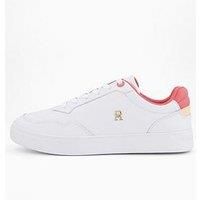 Tommy Hilfiger Essential Platform Court Sneakers - Cherry/White