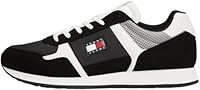 Tommy Jeans Men/'s TJM Runner Casual Em0Em01590 Low Top, Black (Black), 11 UK