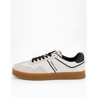 Tommy Jeans Greenwich Leather Gumsole Trainers - Off White