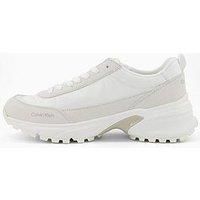 Calvin Klein Platform Hike Casual Runner Trainers - White