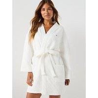 Tommy Hilfiger Gift Quilted Robe - Beige